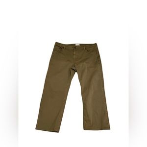 Tecovas Olive Green Men’s Straight Leg 5 Pocket Comfort Jeans Denims Sz 40 X 30